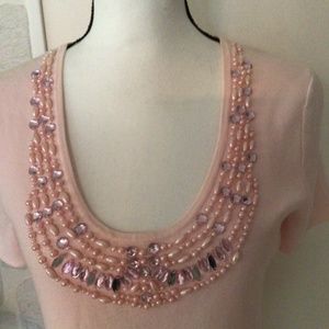 Pink knited top